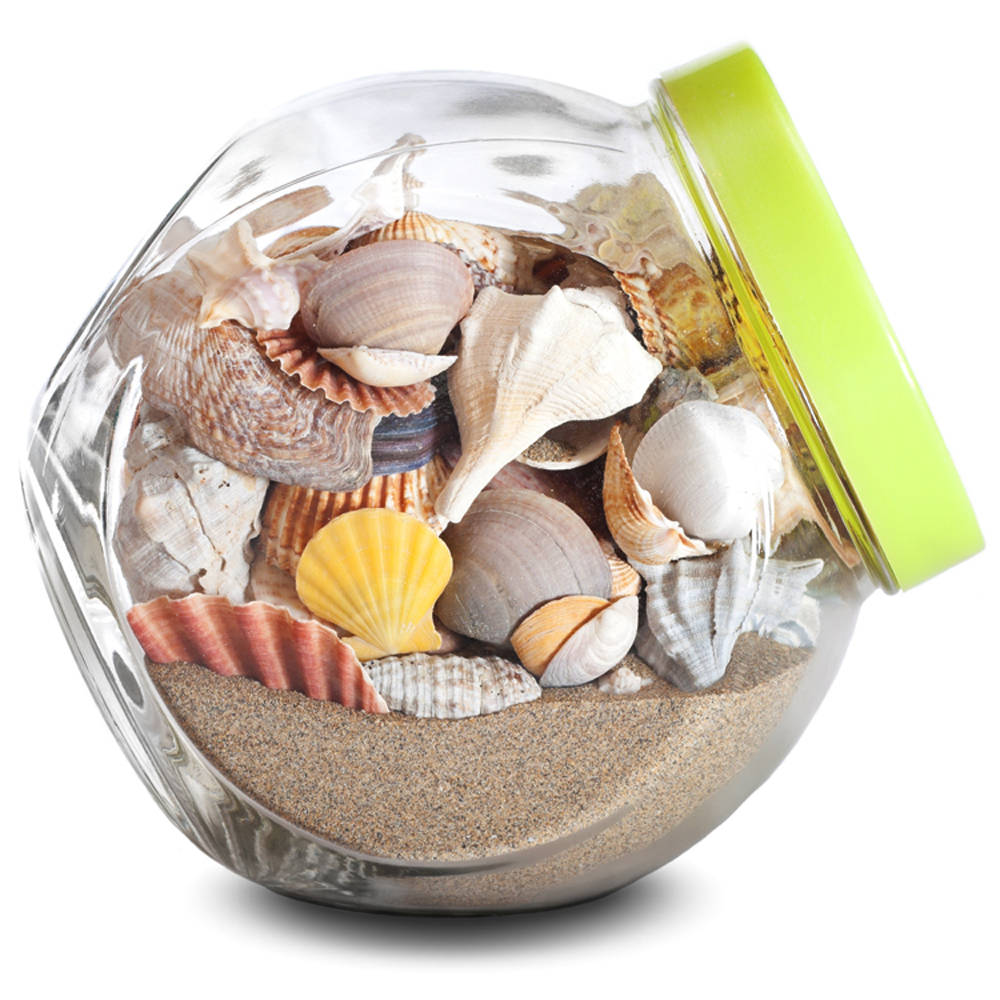 Mosser Lee Desert Sand in jar with sea shells