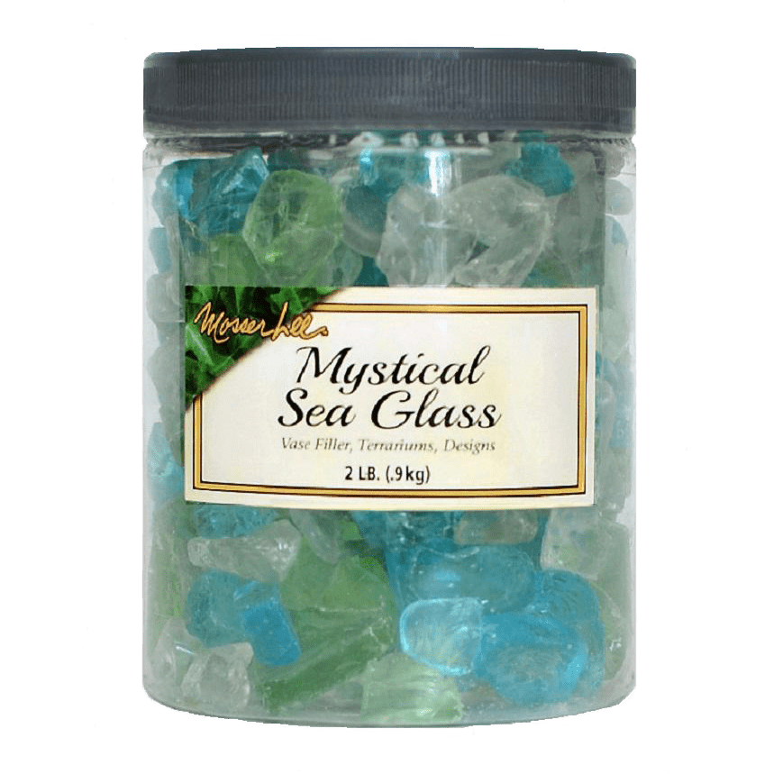 Jar of Mosser Lee Mystical Sea Glass