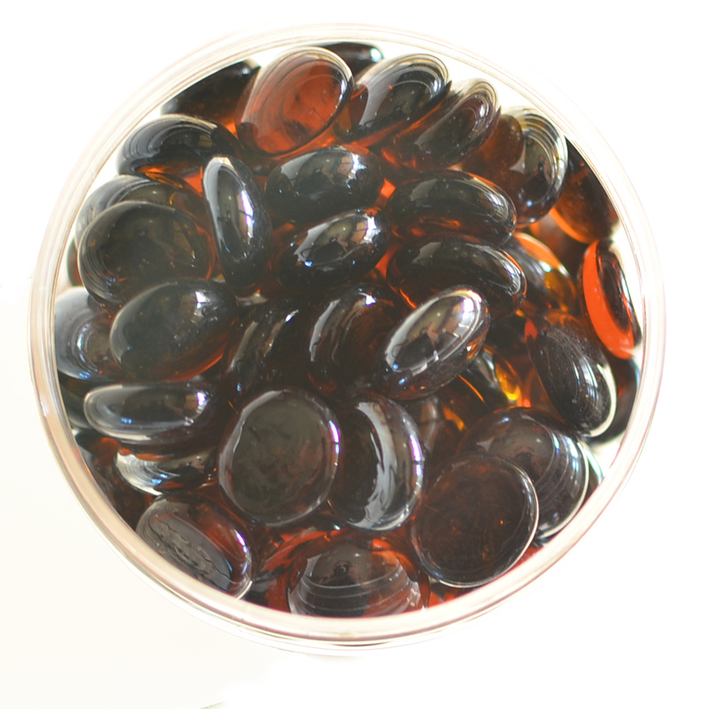 Top view of an open jar of Tuscan Gems